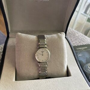 Longines Le Grande Classique Mother of Pearl Dial Watch with Diamonds